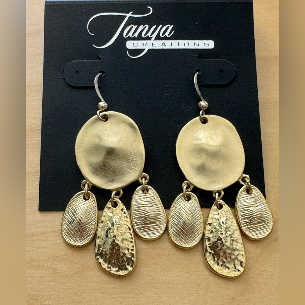 High-End Department Store Designer One of Kind Statement Earrings - Picture 4 of 7